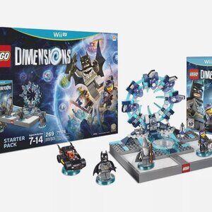NEW LEGO Dimensions Starter Pack - Nintendo Wii U - 269 Pieces